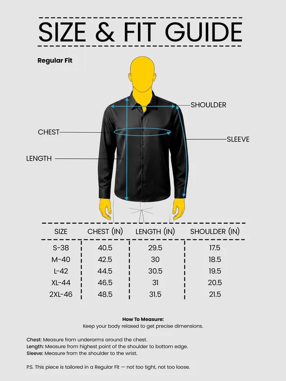 Black Double Cuff Satin Shirt